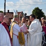 Powitanie ikony MB Częstochowskiej w Kompinie