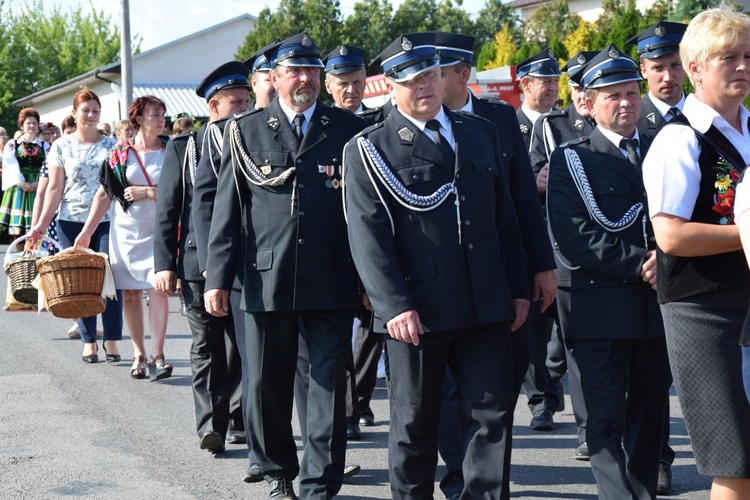 Powitanie ikony MB Częstochowskiej w Kompinie