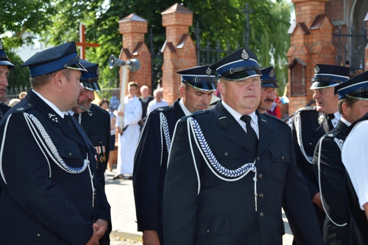 Powitanie ikony MB Częstochowskiej w Kompinie