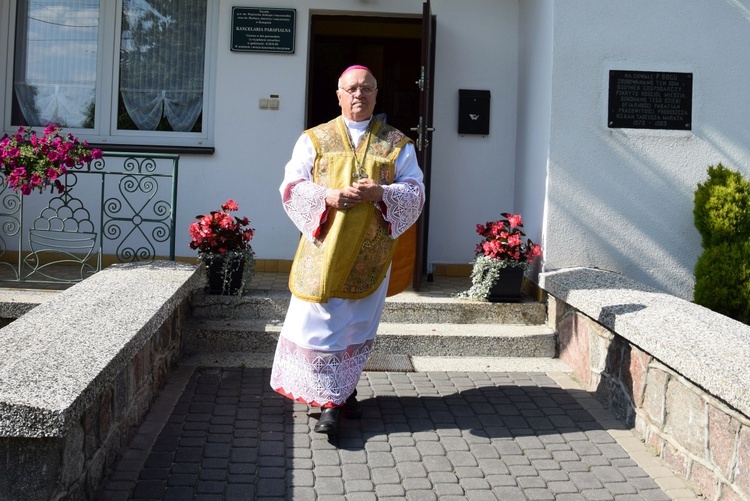 Powitanie ikony MB Częstochowskiej w Kompinie