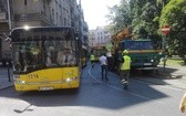 Tramwaj próbował skręcić w Jagiellońską