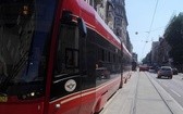 Tramwaj próbował skręcić w Jagiellońską