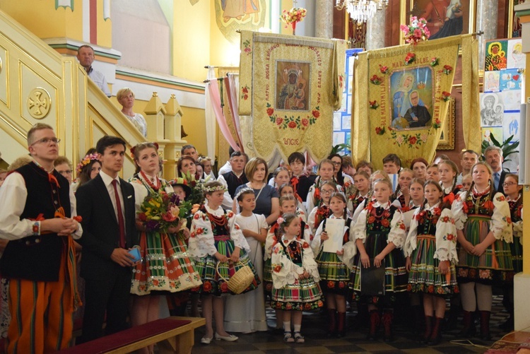 Powitanie ikony MB Częstochowskiej w Kocierzewie