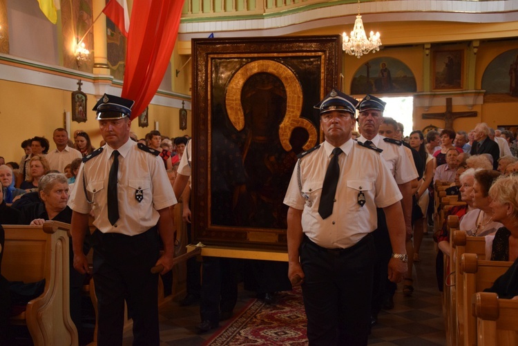 Powitanie ikony MB Częstochowskiej w Kocierzewie