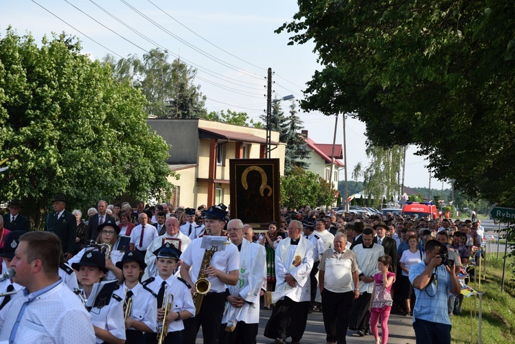 Powitanie ikony MB Częstochowskiej w Kocierzewie