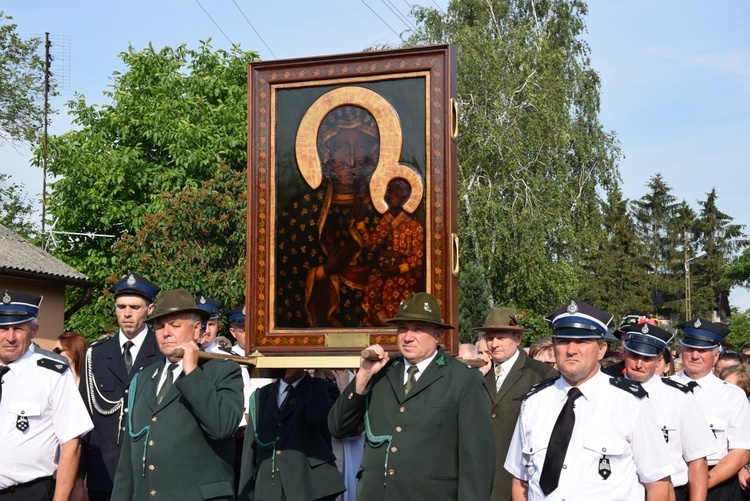 Powitanie ikony MB Częstochowskiej w Kocierzewie