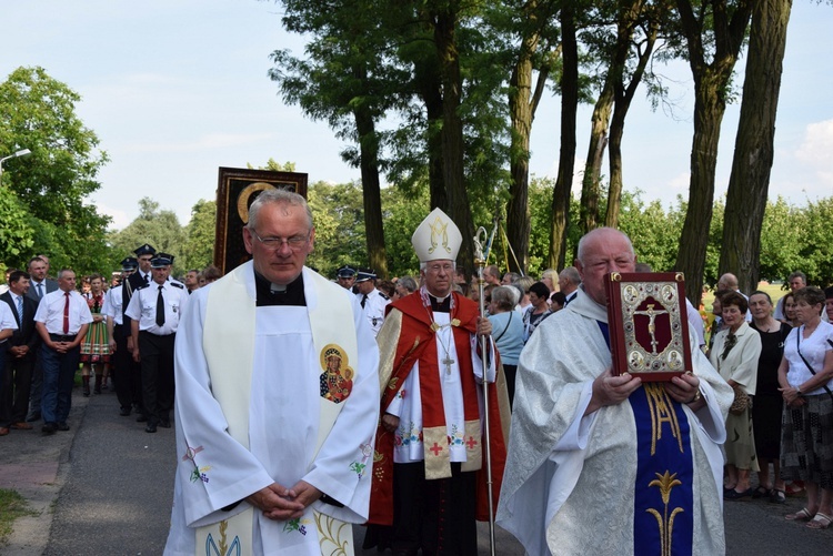 Powitanie ikony MB Częstochowskiej w Kocierzewie