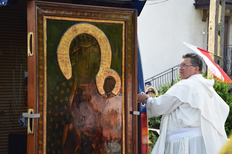 Powitanie ikony MB Częstochowskiej w Kocierzewie