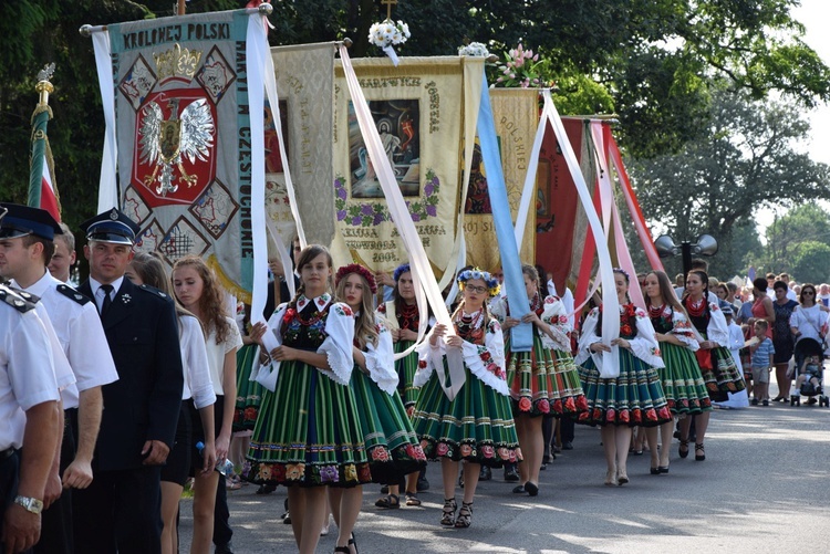 Powitanie ikony MB Częstochowskiej w Kocierzewie