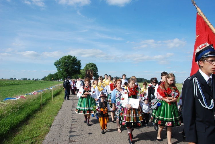 Powitanie ikony MB Częstochowskiej w Boczkach