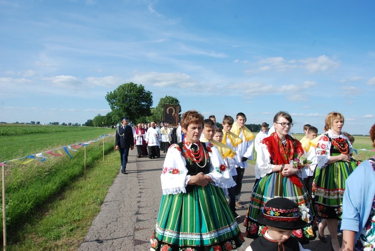 Powitanie ikony MB Częstochowskiej w Boczkach