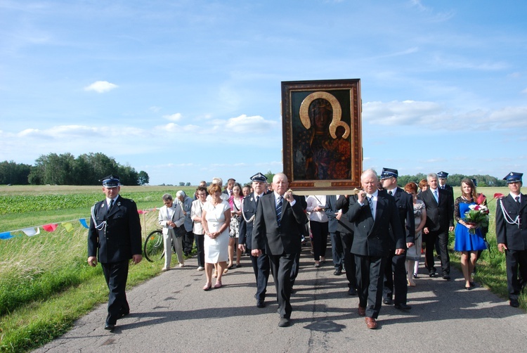 Powitanie ikony MB Częstochowskiej w Boczkach