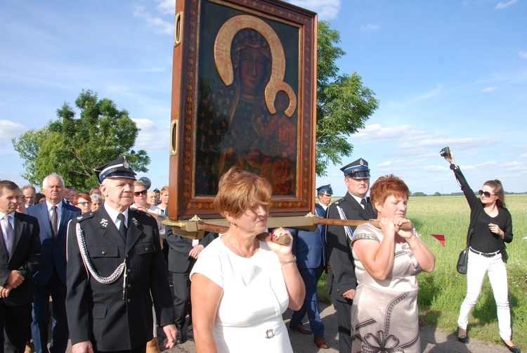 Powitanie ikony MB Częstochowskiej w Boczkach