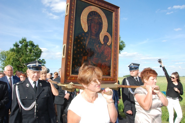 Powitanie ikony MB Częstochowskiej w Boczkach