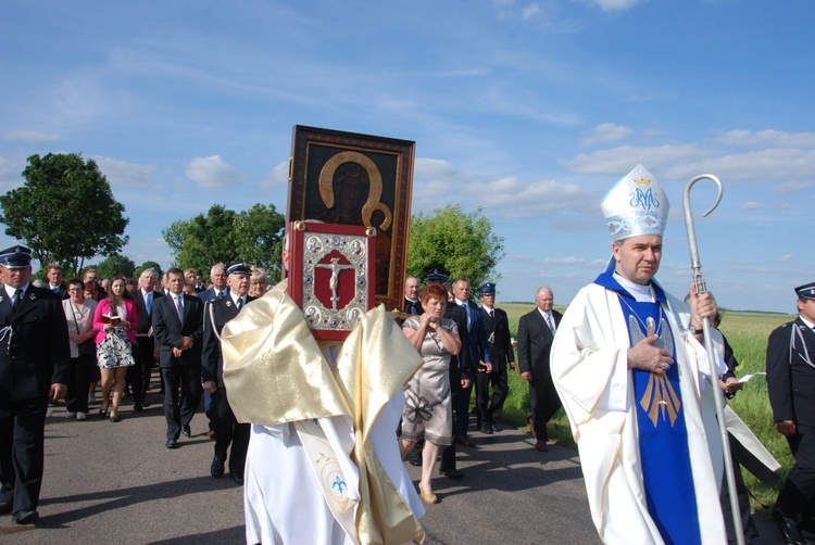 Powitanie ikony MB Częstochowskiej w Boczkach