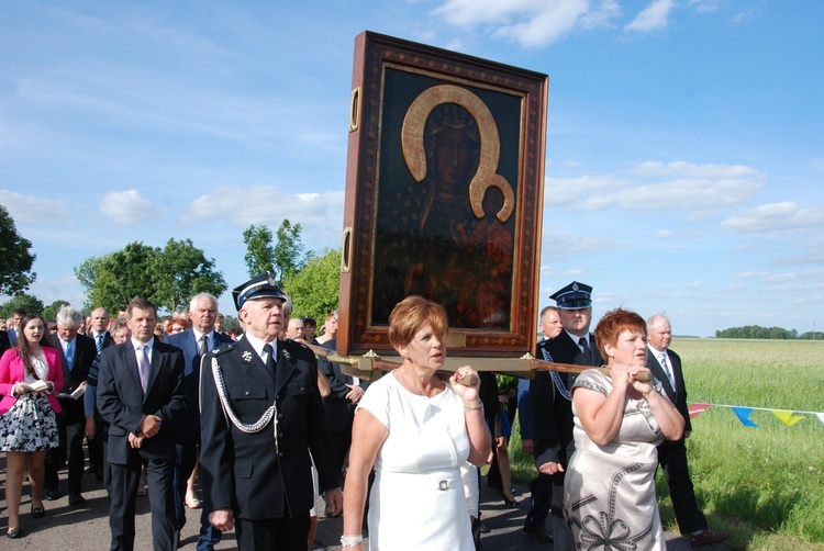 Powitanie ikony MB Częstochowskiej w Boczkach