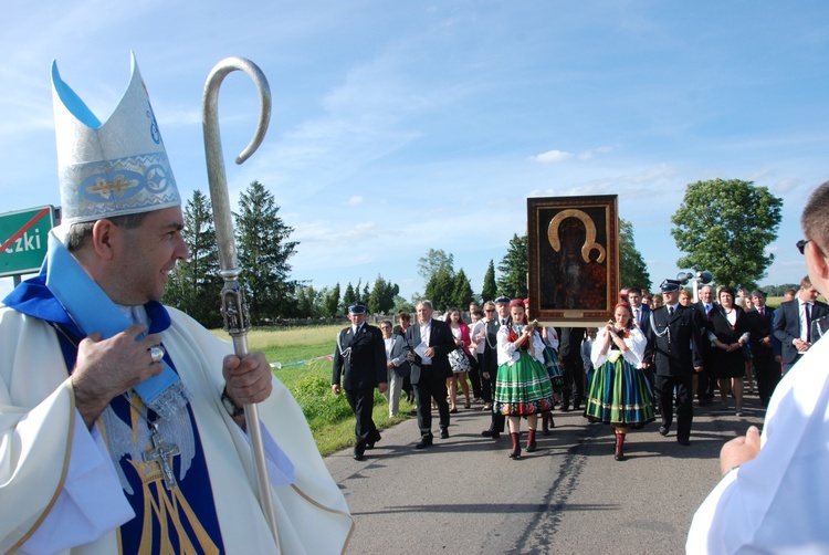 Powitanie ikony MB Częstochowskiej w Boczkach