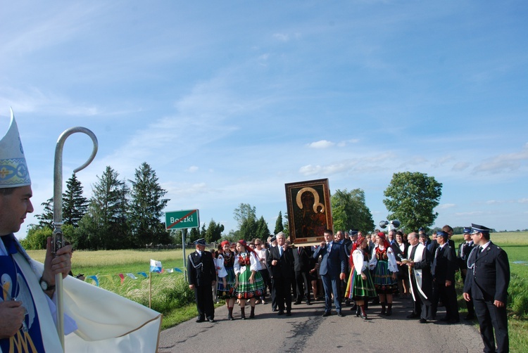 Powitanie ikony MB Częstochowskiej w Boczkach