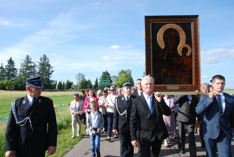 Powitanie ikony MB Częstochowskiej w Boczkach