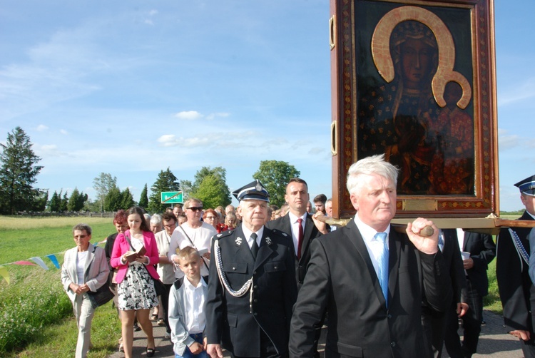 Powitanie ikony MB Częstochowskiej w Boczkach