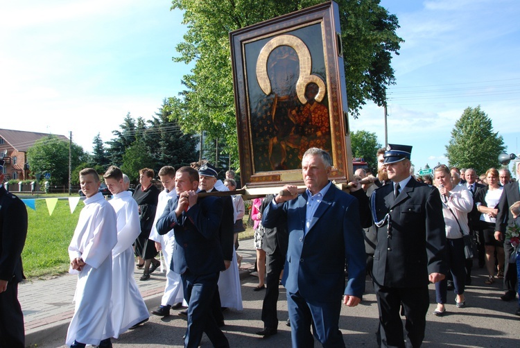 Powitanie ikony MB Częstochowskiej w Boczkach