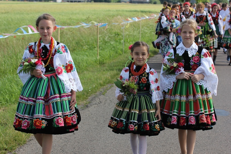 Powitanie ikony MB Częstochowskiej w Boczkach