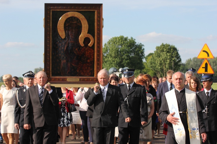 Powitanie ikony MB Częstochowskiej w Boczkach