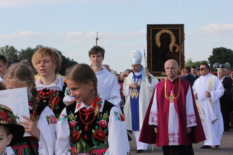 Powitanie ikony MB Częstochowskiej w Boczkach