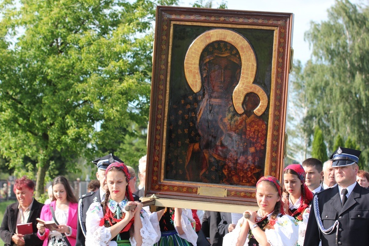 Powitanie ikony MB Częstochowskiej w Boczkach