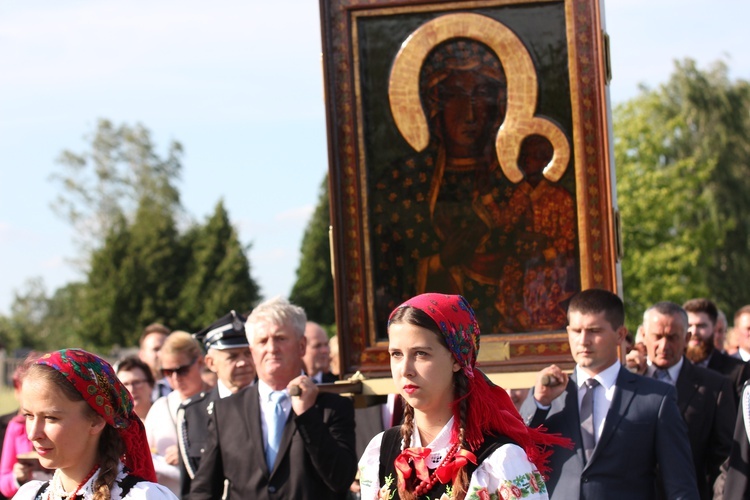 Powitanie ikony MB Częstochowskiej w Boczkach