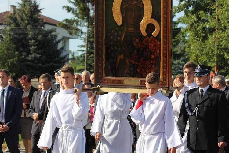 Powitanie ikony MB Częstochowskiej w Boczkach