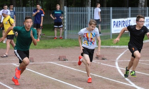 Walka na bieżni była zacięta, ale zawsze fair play...