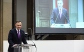 Andrzej Duda na wystawie "#dziedzictwo"