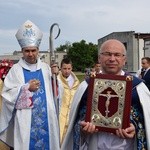 Powitanie ikony MB Częstochowskiej w parafii MB Nieustającej Pomocy w Łowiczu