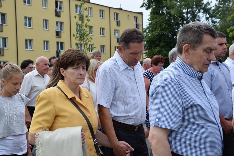 Powitanie ikony MB Częstochowskiej w parafii MB Nieustającej Pomocy w Łowiczu