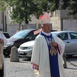 Powitanie ikony MB Częstochowskiej w katedrze łowickiej