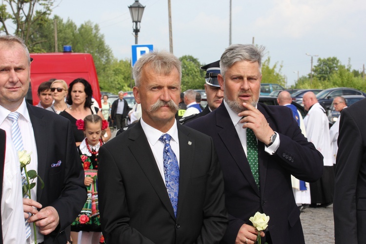 Powitanie ikony MB Częstochowskiej w katedrze łowickiej