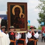 Powitanie ikony MB Częstochowskiej w katedrze łowickiej