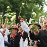 Powitanie ikony MB Częstochowskiej w katedrze łowickiej