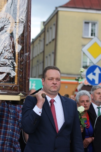 Powitanie ikony MB Częstochowskiej w katedrze łowickiej