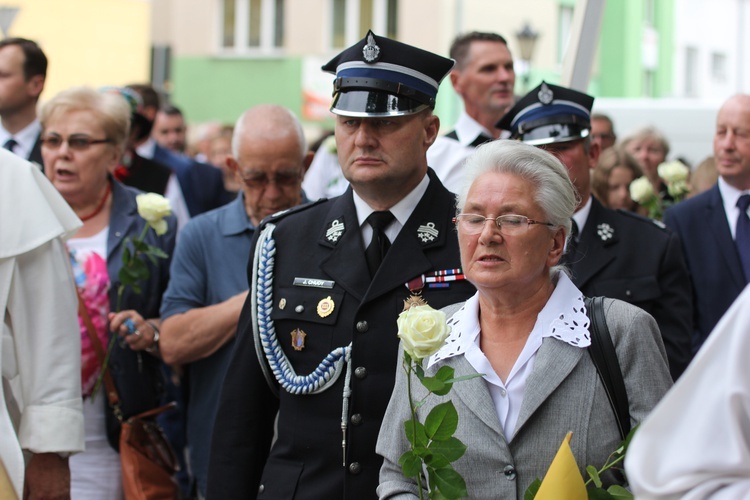 Powitanie ikony MB Częstochowskiej w katedrze łowickiej