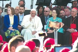 Dla wszystkich pielgrzymów spotkanie z papieżem Franciszkiem było ogromnym przeżyciem.