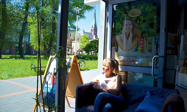 Dorota Salamak, właścicielka Kawiarni Na Wyspie.