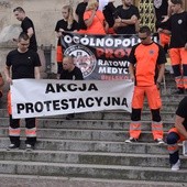 Protest ratowników medycznych