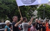 Protest ratowników medycznych w Katowicach