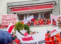 Protest ratowników medycznych