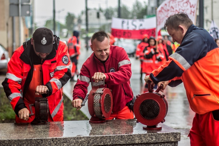 Protest ratowników medycznych