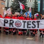 Protest ratowników medycznych