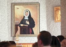 Portret św. Marii de Mattias, założycielki zgromadzenia sióstr adoratorek i patronki Bolesławca.