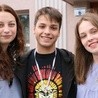 Angelika, Szymon i Michalina uczestniczą w rekolekcjach w Lublinie